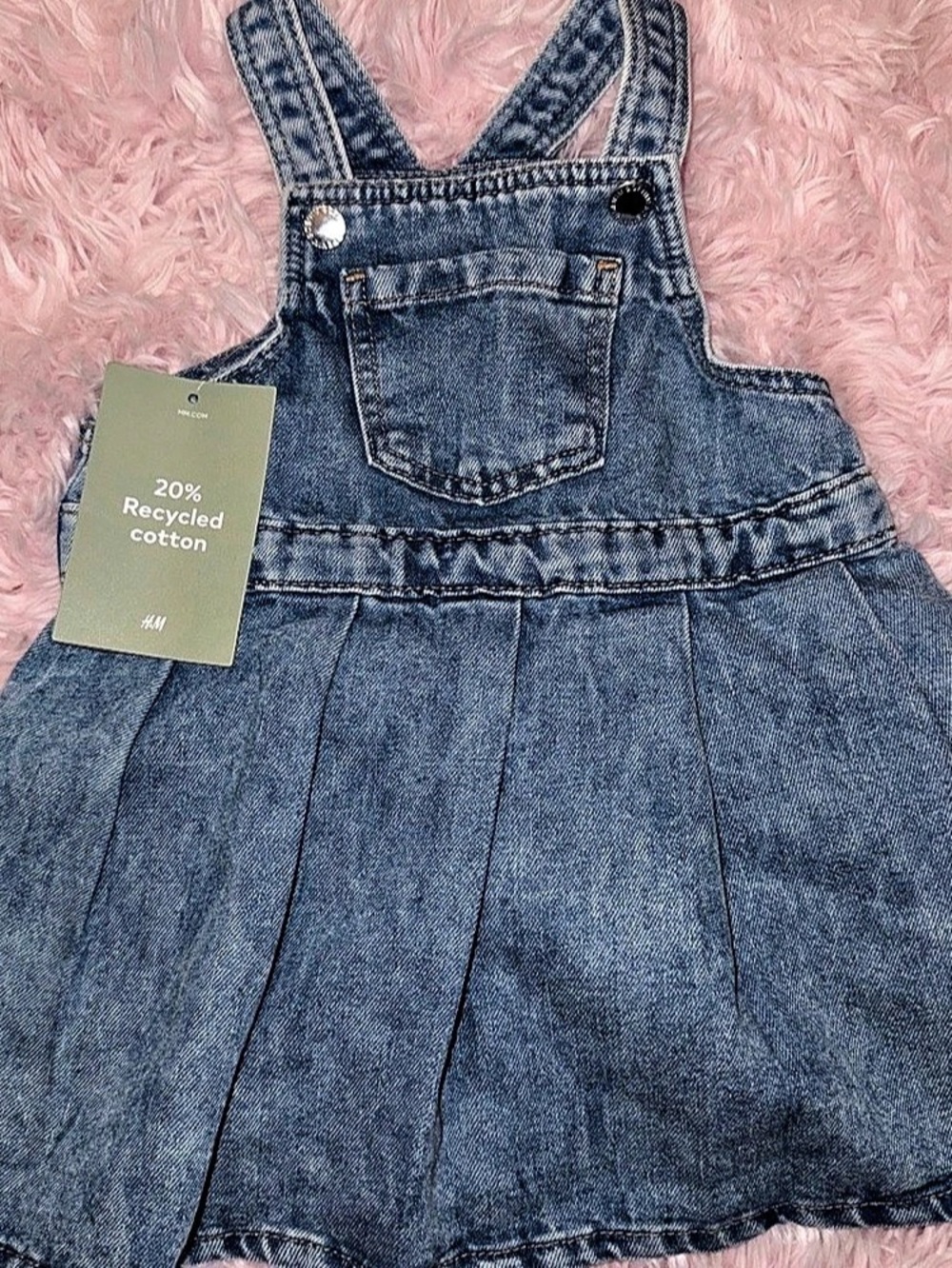 H&M Baby Denim Jumper Size 6-9M NWT